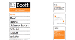 Desktop Screenshot of littleblackbooth.com.au